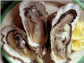 frutos do mar para aumentar a potência em homens