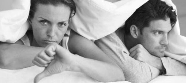 Um homem tem problemas com potência